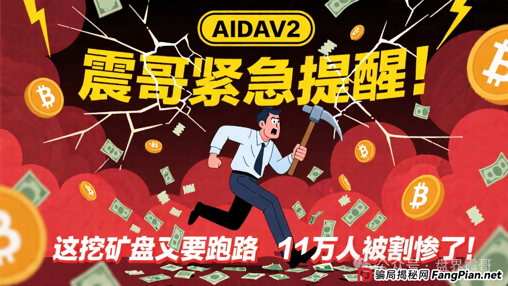 AIDAV2：操盘手圈钱过亿！这挖矿盘又要跑路，11万人即将被收割(1)
