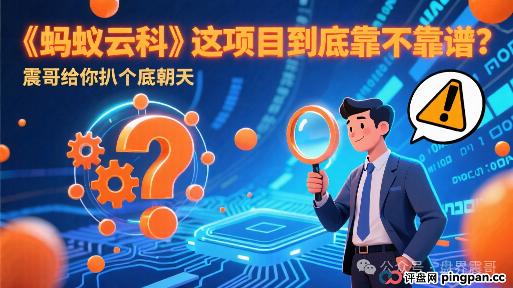 《蚂蚁云科》这项目到底靠不靠谱？震哥给你扒个底朝天(1)