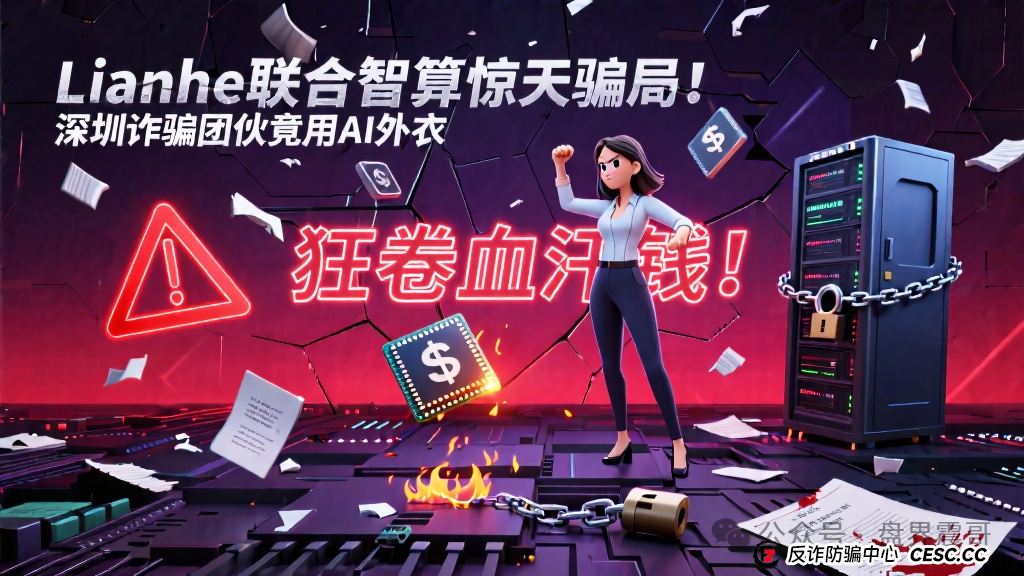 Lianhe联合智算惊天骗局！深圳诈骗团伙竟用AI外衣狂卷血汗钱！(1)