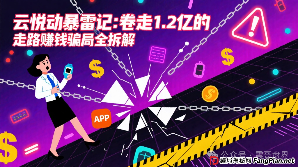 云悦动暴雷记：卷走1.2亿的走路赚钱骗局全拆解(1)