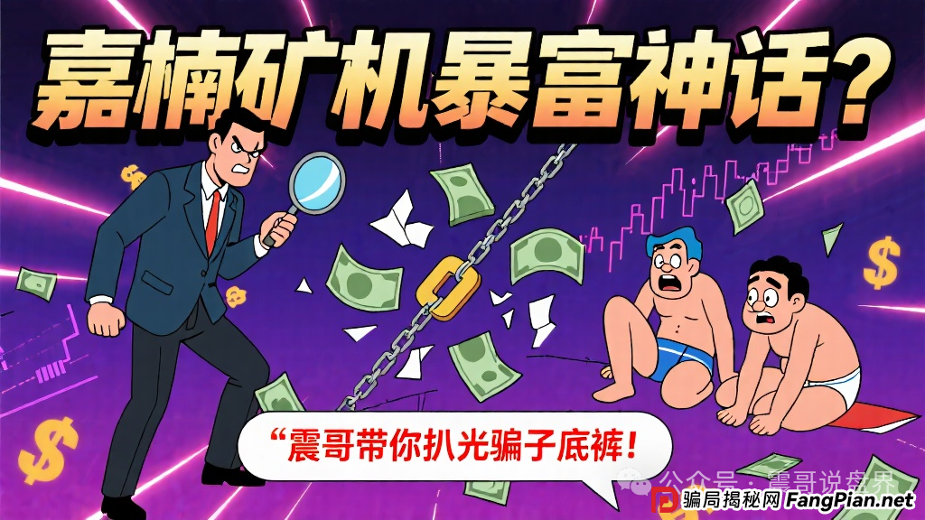 嘉楠矿机暴富神话？震哥带你扒光骗子底裤！(1)