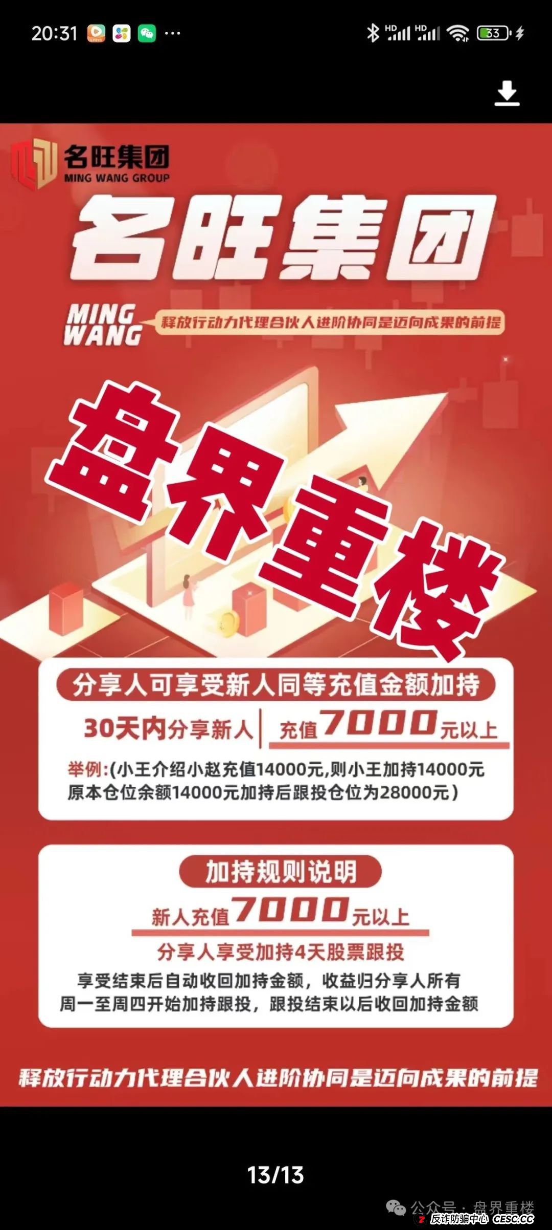名旺集团（晨星投资）股票跟单类资金盘骗局，开始大量单割会员，即将崩盘跑路！(2)