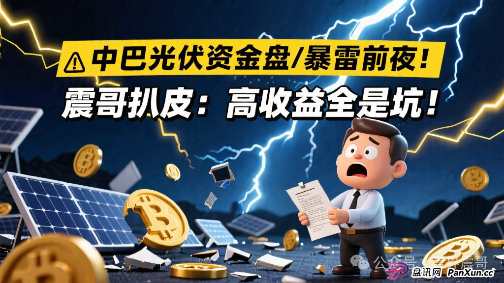 中巴光伏资金盘暴雷前夜！震哥扒皮：高收益全是坑！