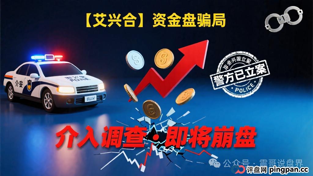 【艾兴合】已经被警方定性为资金盘骗局，已经介入调查，即将崩盘