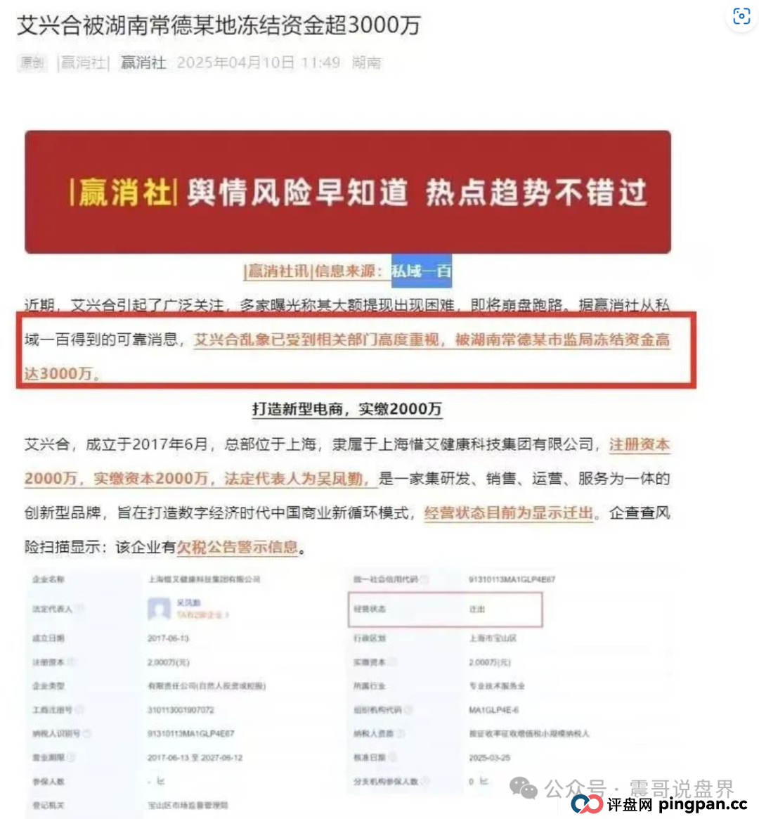 【艾兴合】已经被警方定性为资金盘骗局，已经介入调查，即将崩盘(2)