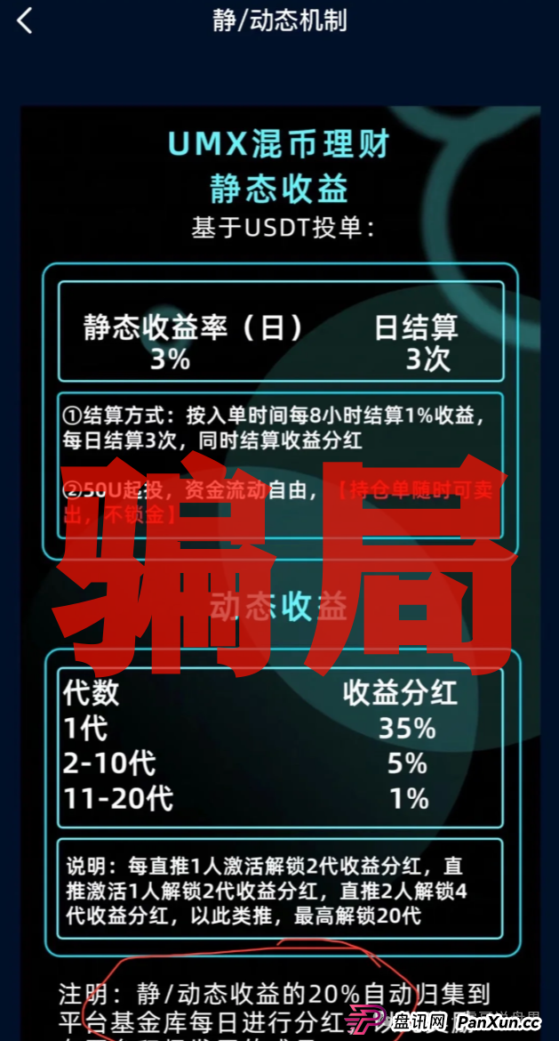 UMX混币：震哥带你扒光这个短命杀猪盘(2)