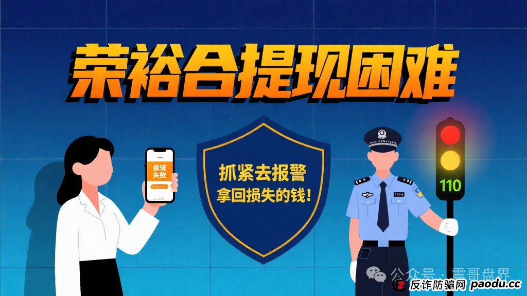 荣裕合提现困难，抓紧去报警，拿回损失的钱！(1)