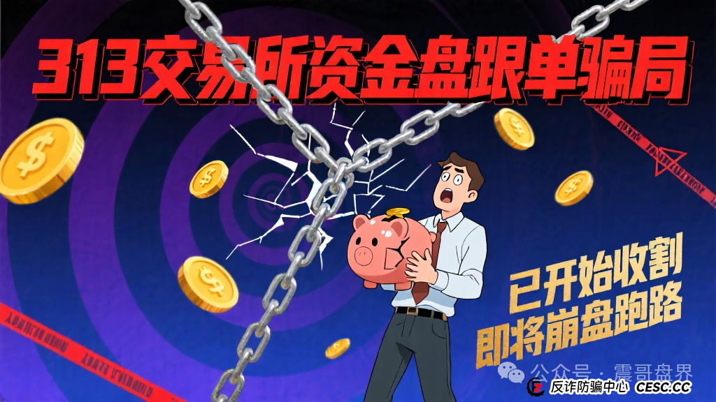 313交易所资金盘跟单骗局，已经开始单割会员，即将崩盘跑路(1)
