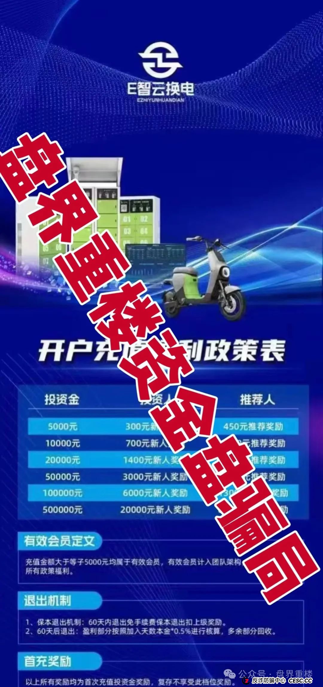E智云换电真相揭秘：新能源风口下的资金盘陷阱，高度预警，即将崩盘跑路！(4)