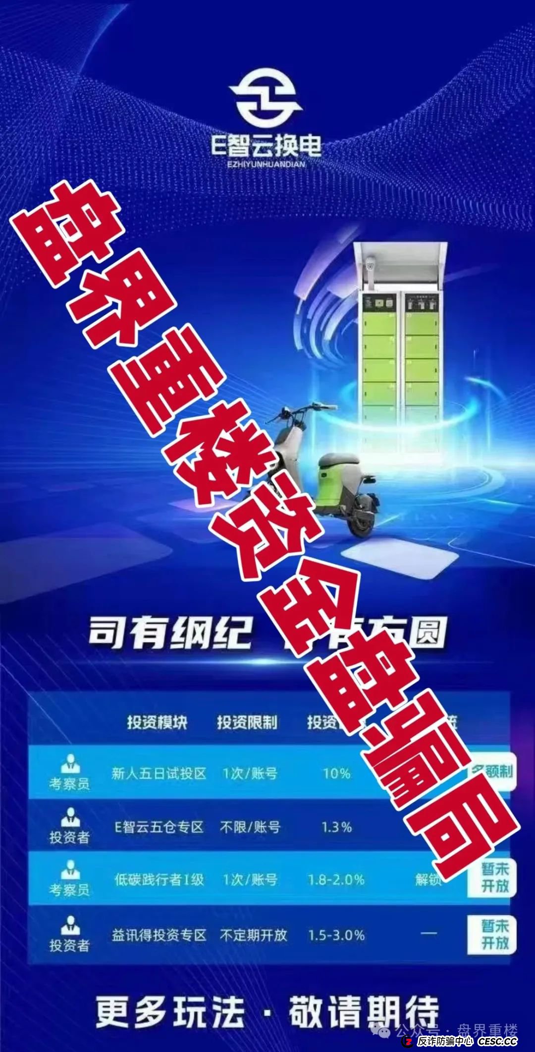 E智云换电真相揭秘：新能源风口下的资金盘陷阱，高度预警，即将崩盘跑路！(3)