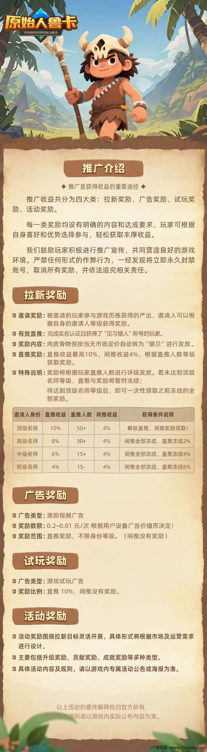 原始人鲁咔8月公测，自研养成项目攻略！(3)