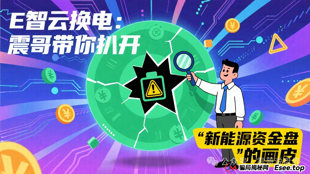 E智云换电：震哥带你扒开＂新能源资金盘＂的画皮