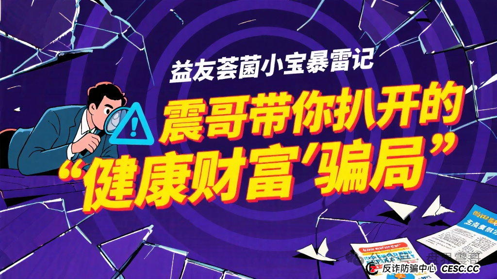 益友荟菌小宝暴雷记：带你扒开的＂健康财富＂骗局(1)