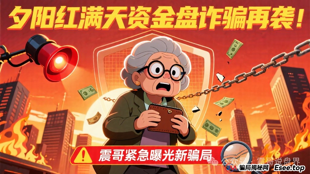 夕阳红满天资金盘诈骗再袭！震哥紧急曝光新骗局(1)
