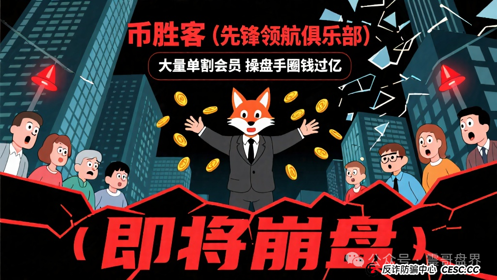 币胜客（先锋领航俱乐部）大量单割会员，操盘手圈钱过亿，即将崩盘(1)