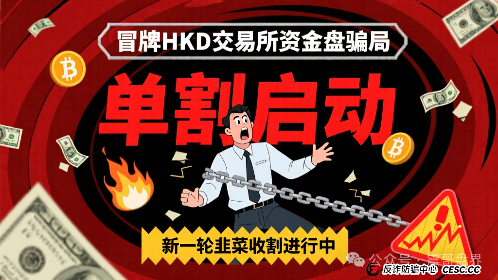 冒牌HKD交易所资金盘骗局，已经开始单割，一轮圈韭菜盘(1)