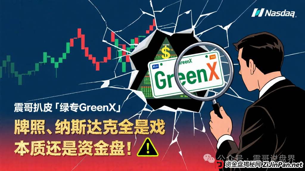 震哥扒皮“绿专GreenX”：牌照、纳斯达克全是戏，本质还是资金盘！(1)