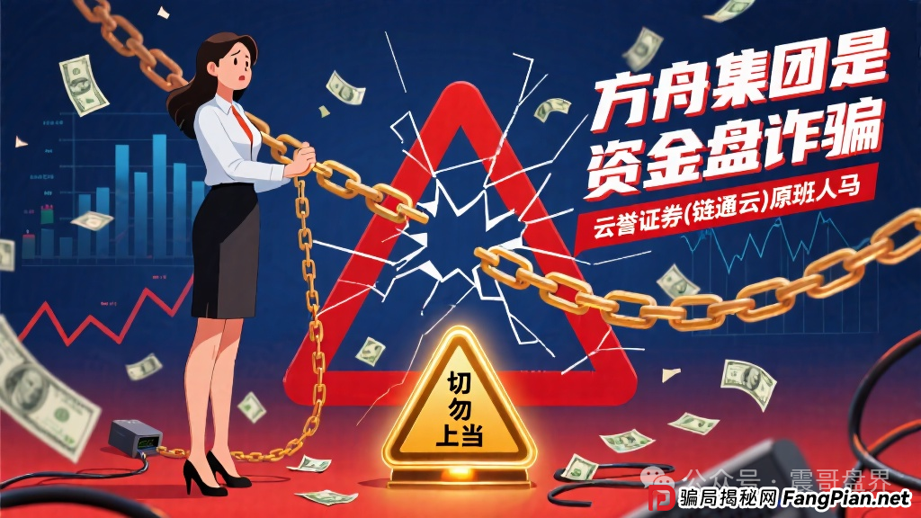 方舟集团是资金盘诈骗，“云誉证券”（链通云）原班人马，切勿上当(1)