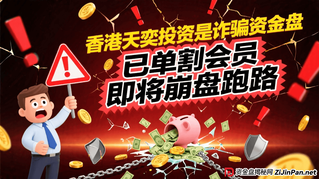 香港天奕投资是诈骗资金盘，已经单割会员，即将崩盘跑路 (1)