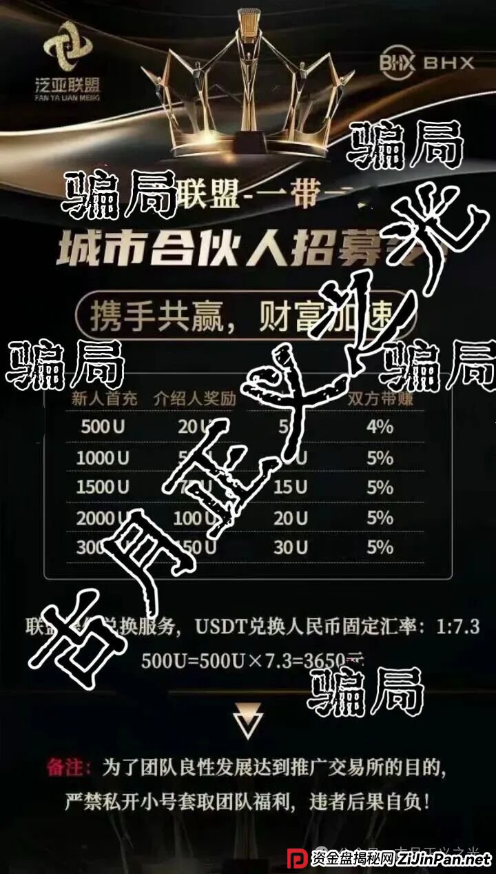 BHX交易所（泛亚联盟）合约带单类资金盘骗局，年化500%的收益骗局？近期大量举报反诈文章，即将崩盘跑路…(1)