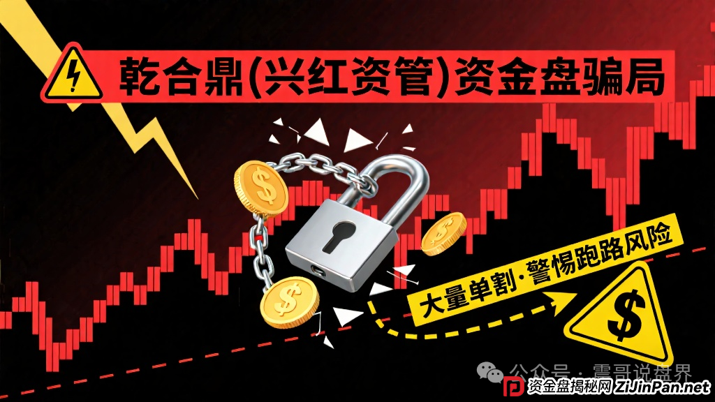 红色预警：乾合鼎(兴红资管)资金盘骗局，大量单割，警惕跑路风险