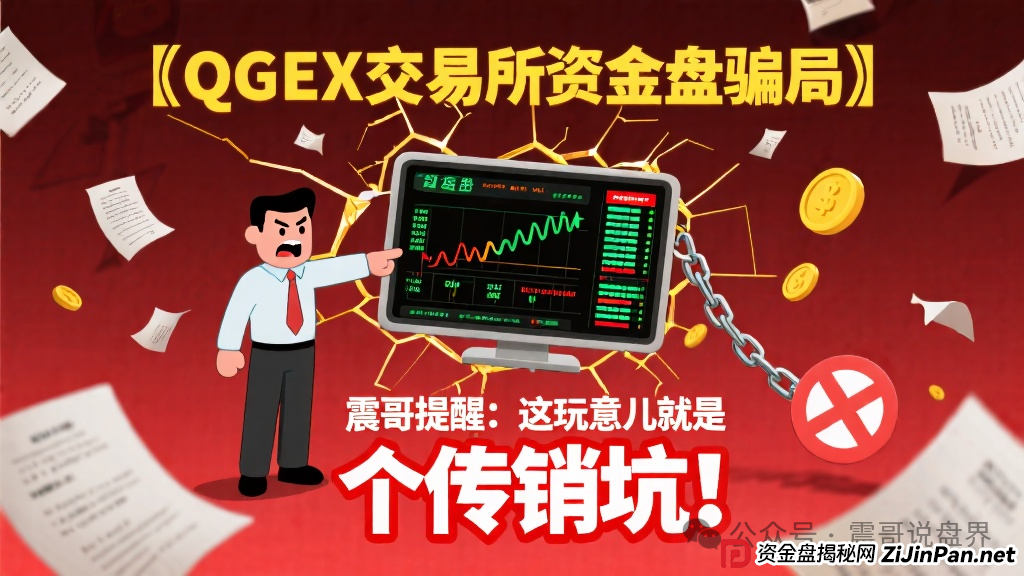 【QGEX交易所资金盘骗局】震哥提醒：这玩意儿就是个传销坑！