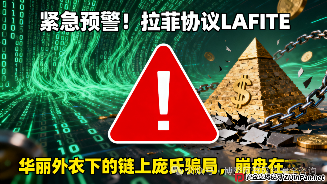 紧急预警！拉菲协议LAFITE，华丽外衣下的链上庞氏骗局，崩盘在即！