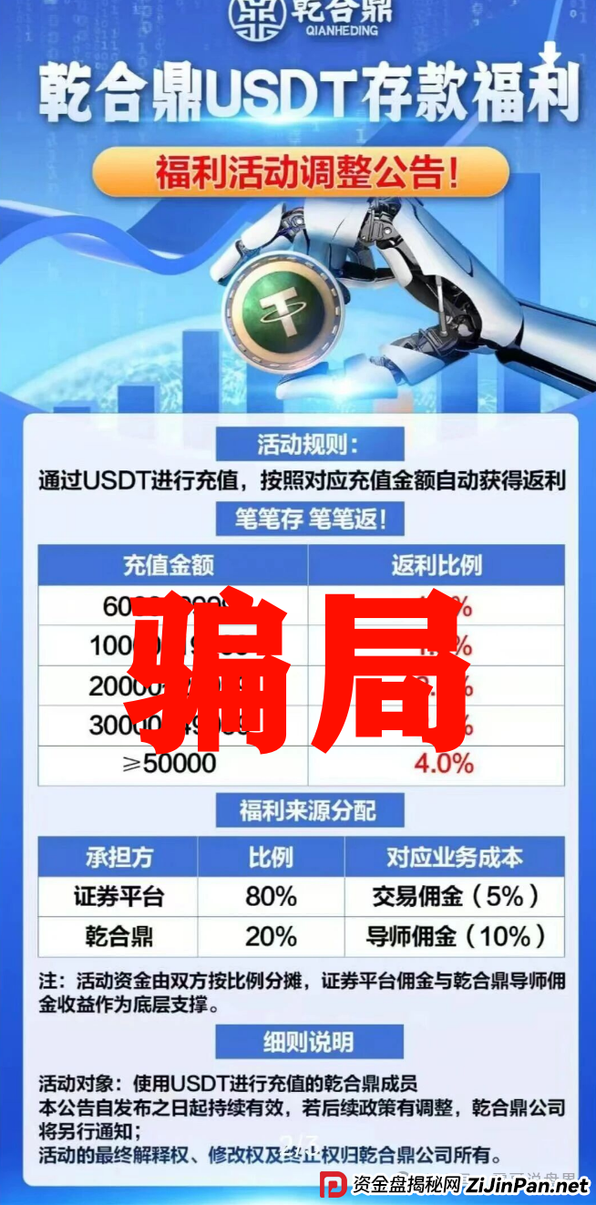 红色预警：乾合鼎(兴红资管)资金盘骗局，大量单割，警惕跑路风险(3)