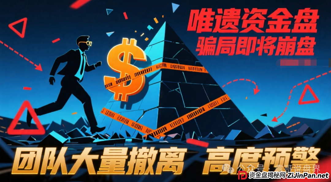 唯遗资金盘骗局即将崩盘，团队大量撤离，高度预警(1)