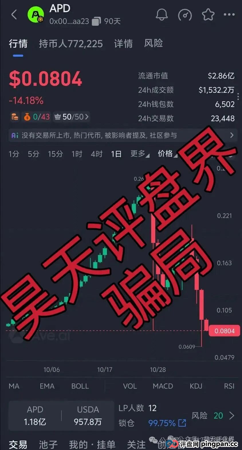 11月8日曝光:最新资金盘项目骗局，《腾晖数据，APDAO（AP优卡），HuntReels，东盟云商》随时可能卷钱跑路！(2)