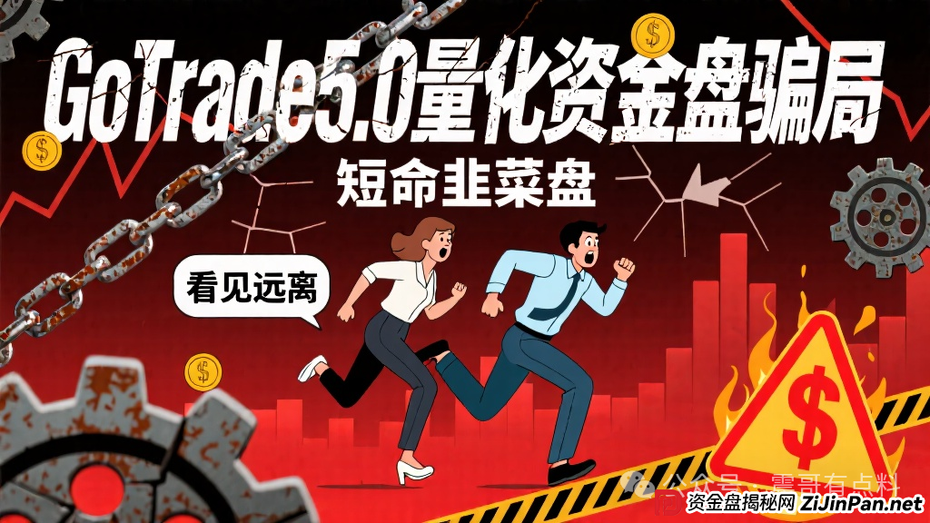 GoTrade5.0量化资金盘骗局，短命韭菜盘，看见远离(1)